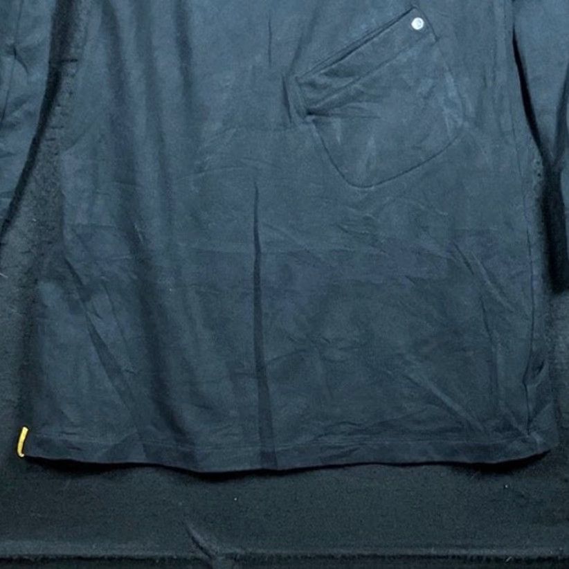 Vintage Lole Womens Sweater Dress Black Long Sleeve V Neck One Pocket Small Modern Casual Knit Size S / US 4 / IT 40 - 3 Thumbnail