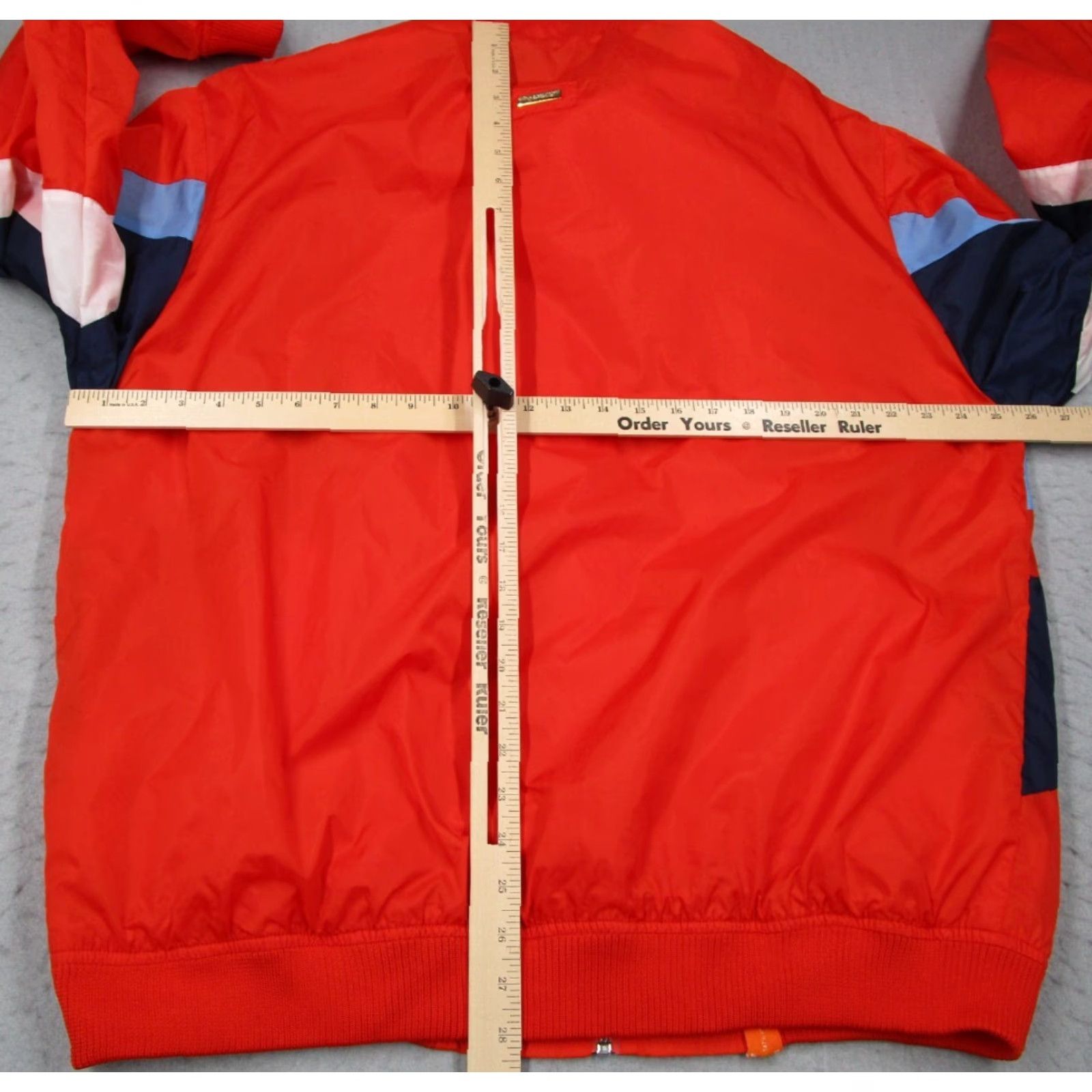 Etro LRG Men's 2XL Full Zip Track Jacket Orange Geometric Windbreaker Streetwear Retro Size US XXL / EU 58 / 5 - 6 Thumbnail