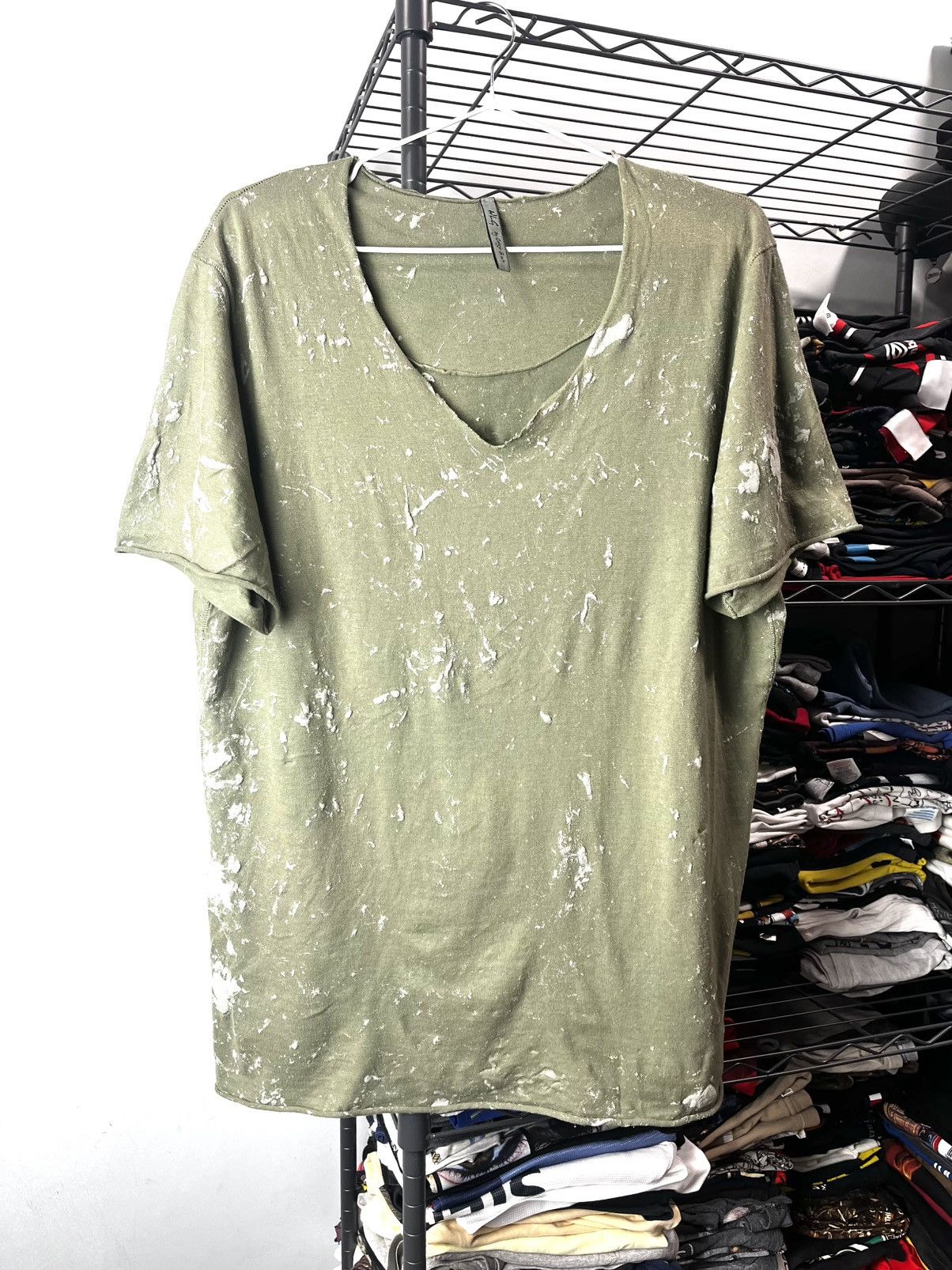 Giorgio Brato WLG by Giorgio Brato Distressed Paint Splatter T Shirt Size US L / EU 52-54 / 3 - 1 Thumbnail