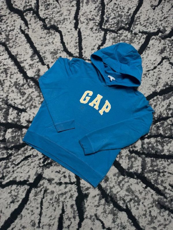 Gap Gap Blue Yellow Hoodie Size L Size L / US 10 / IT 46 - 2 Thumbnail