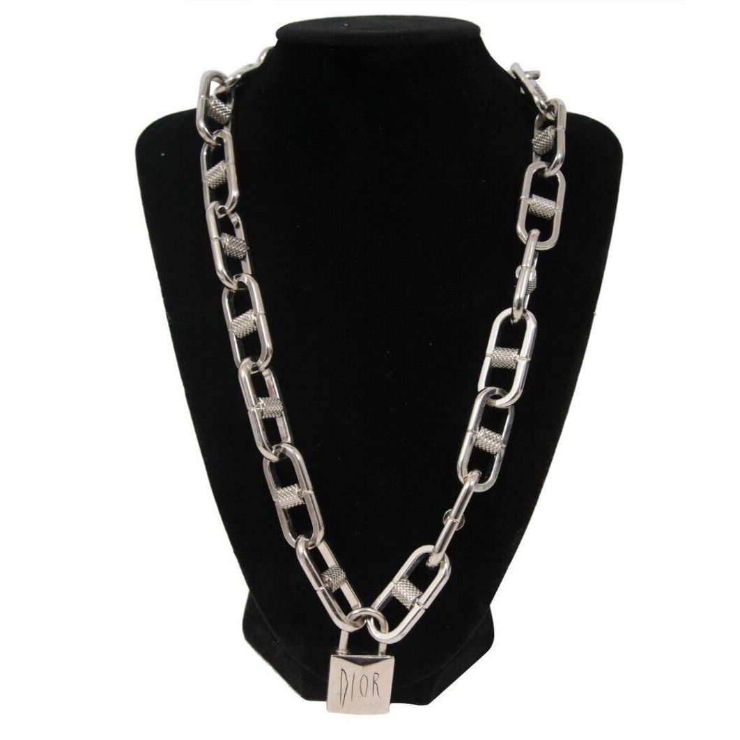 Dior Raymond Pettibon Mini Padlock Bike Chain Logo Size ONE SIZE - 2 Thumbnail