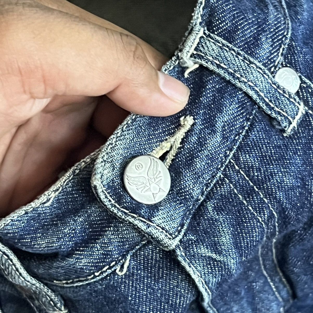 Avirex “AVIREX” DISTRESS JEANS Size US 32 / EU 48 - 6 Thumbnail