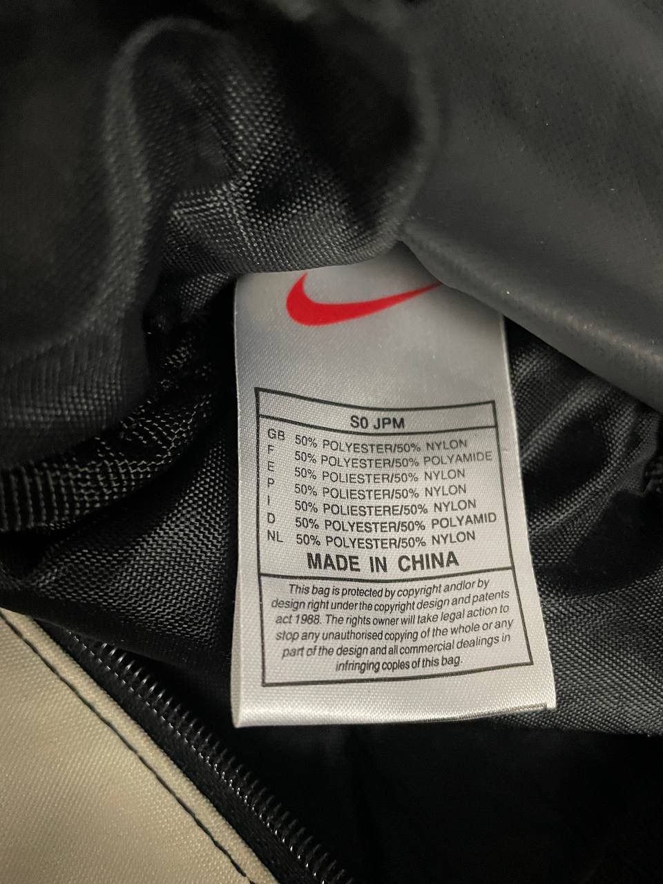 Nike Nike Nylon Bag Vintage 1990s Size ONE SIZE - 9 Thumbnail