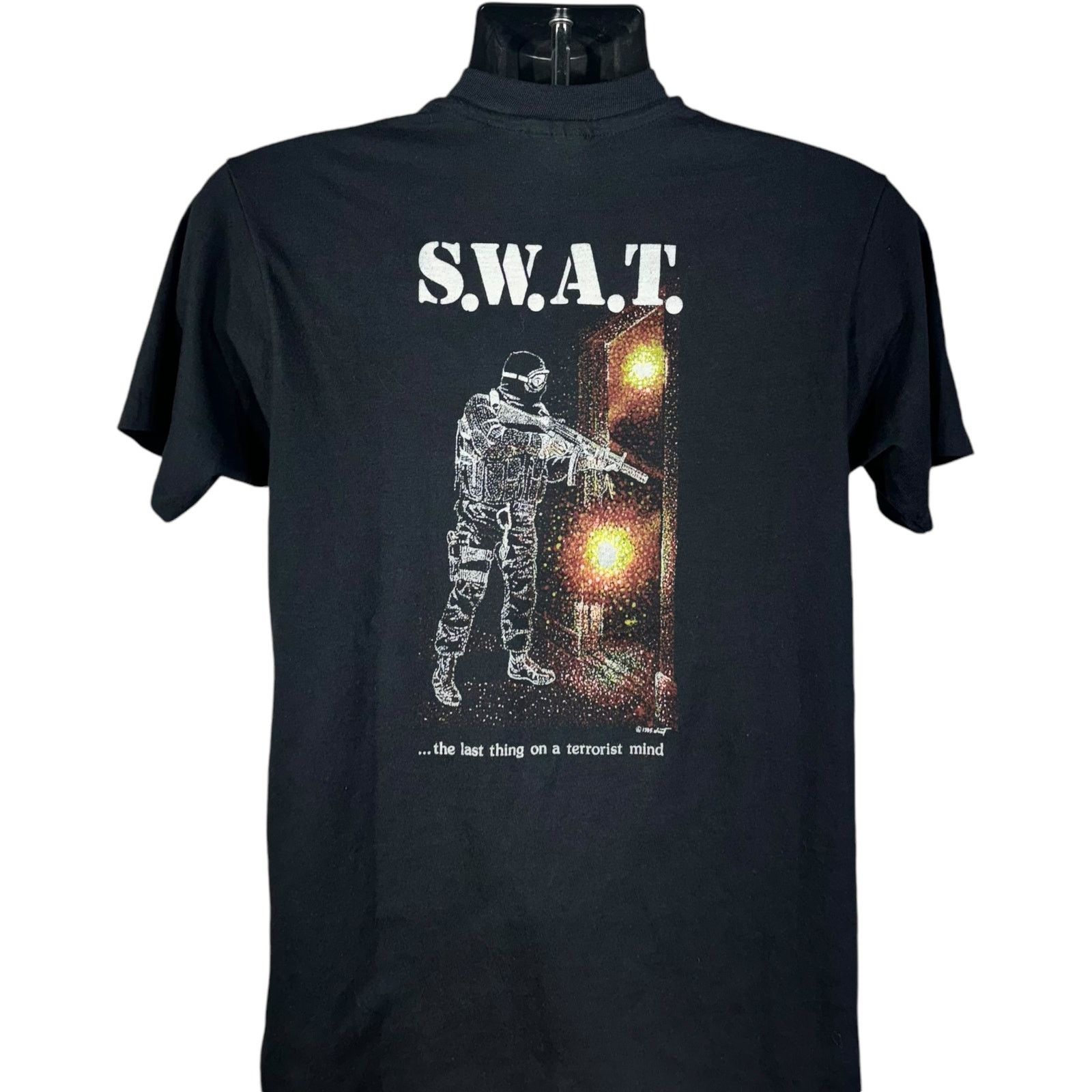 Hanes Vintage US Department Of Energy "S.W.A.T." Mullet Tee Size US M / EU 48-50 / 2 - 6 Thumbnail