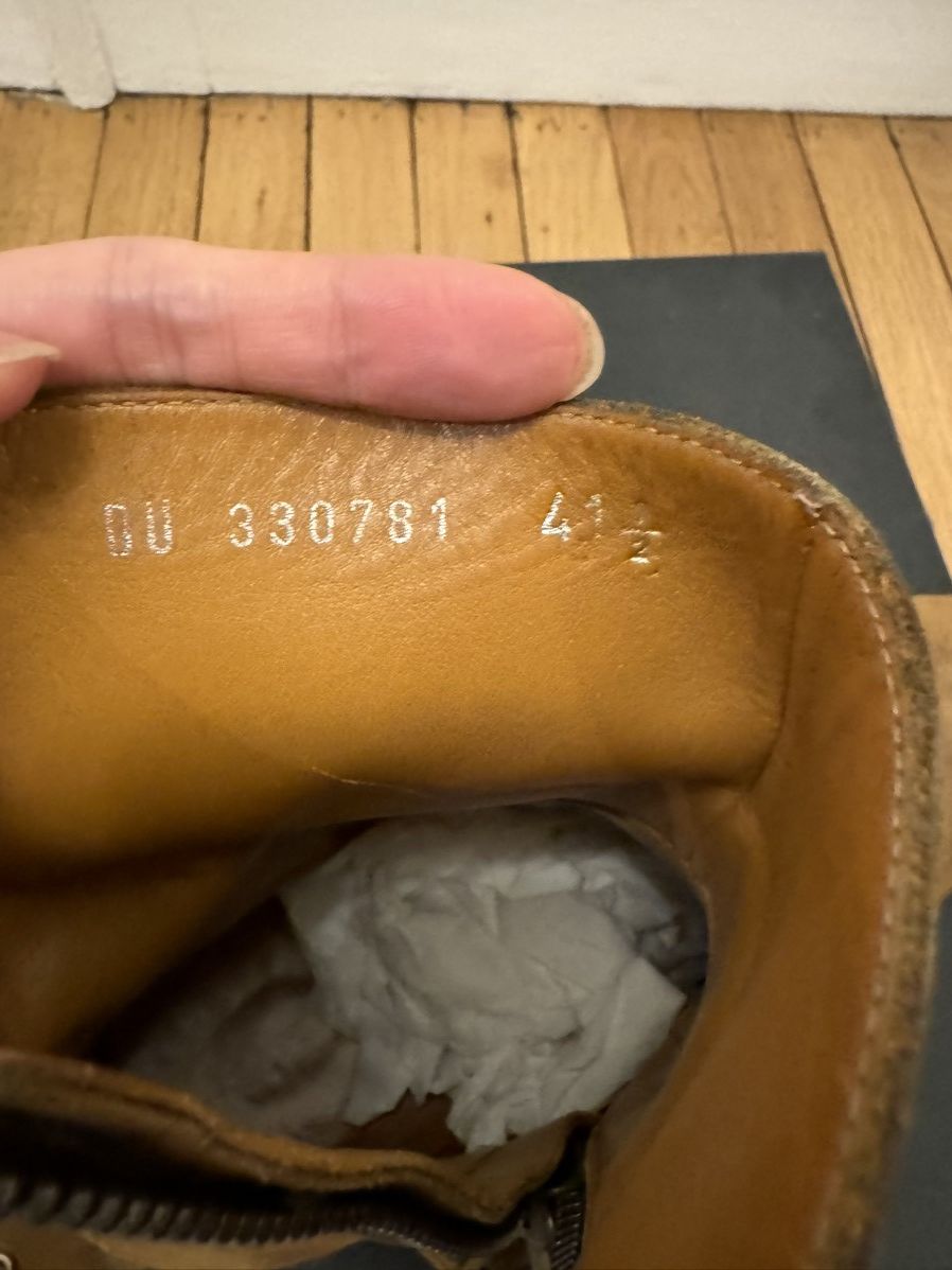 Hedi Slimane × Saint Laurent Paris Saint Laurent Wyatt Harness Boots in Ochre Size US 8.5 / EU 41-42 - 15 Thumbnail