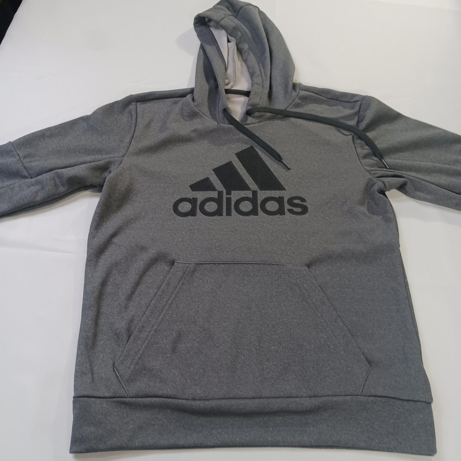 Adidas Adidas RN#88387 Men's Small Gray Hoodie Pullover Sweatshirt Size US S / EU 44-46 / 1 - 10 Thumbnail
