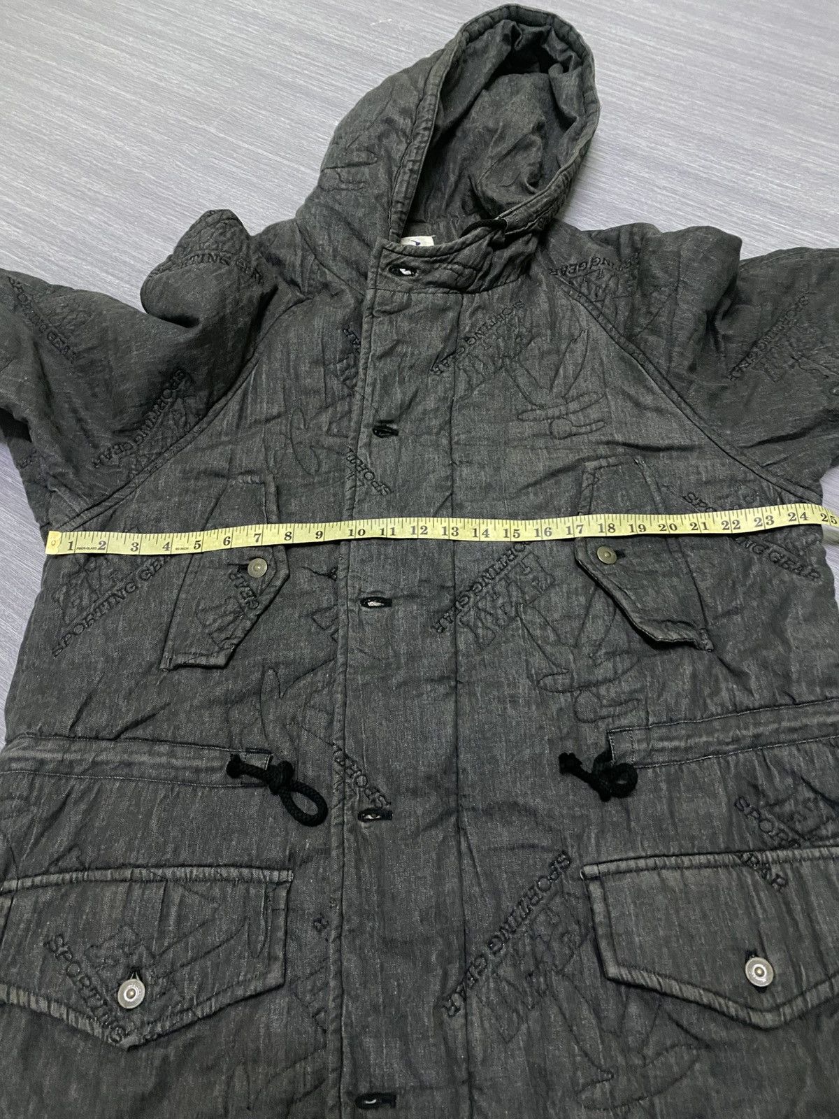 Hai Sporting Gear × Issey Miyake × Japanese Brand Hai Sporting Gear Monogram Embroidery Logo Winter Jacket Size US M / EU 48-50 / 2 - 14 Thumbnail