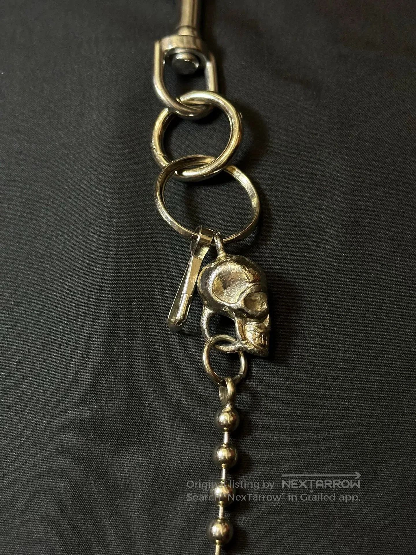 Vintage vintage skull bead chain from the 90s. Size ONE SIZE - 2 Thumbnail