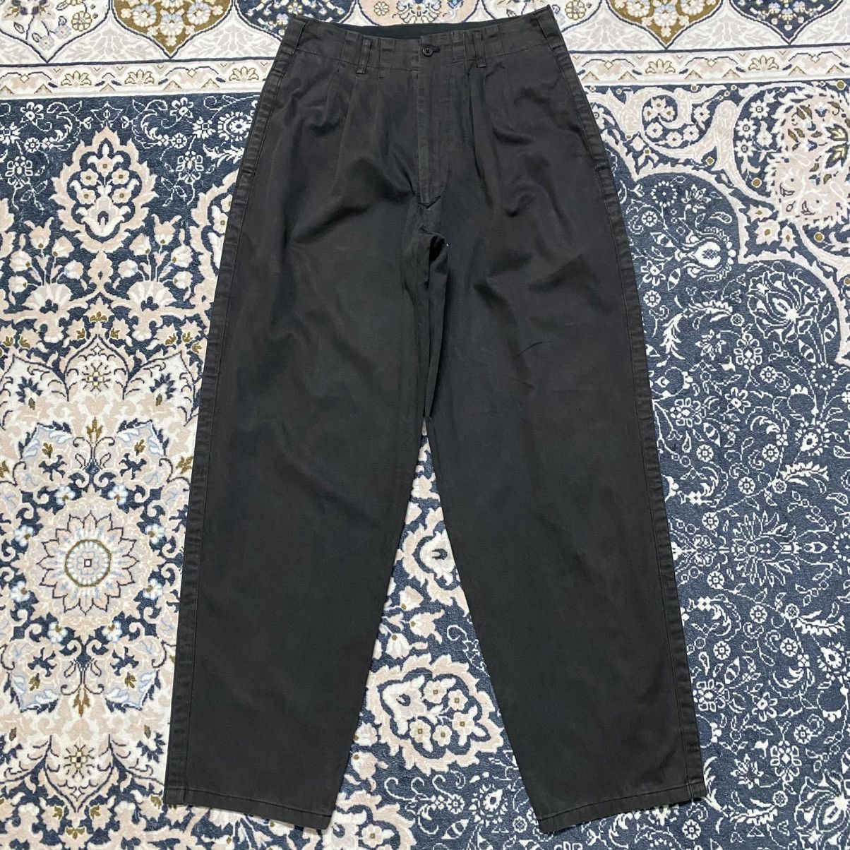 Yohji Yamamoto Vintage YS For Men Linen Baggy Pants Fade Black Size US 30 / EU 46 - 22 Thumbnail