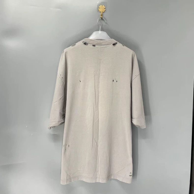 Balenciaga Balenciaga Printed Distressed Short Sleeve Shirt-2505 Size US XS / EU 42 / 0 - 2 Thumbnail