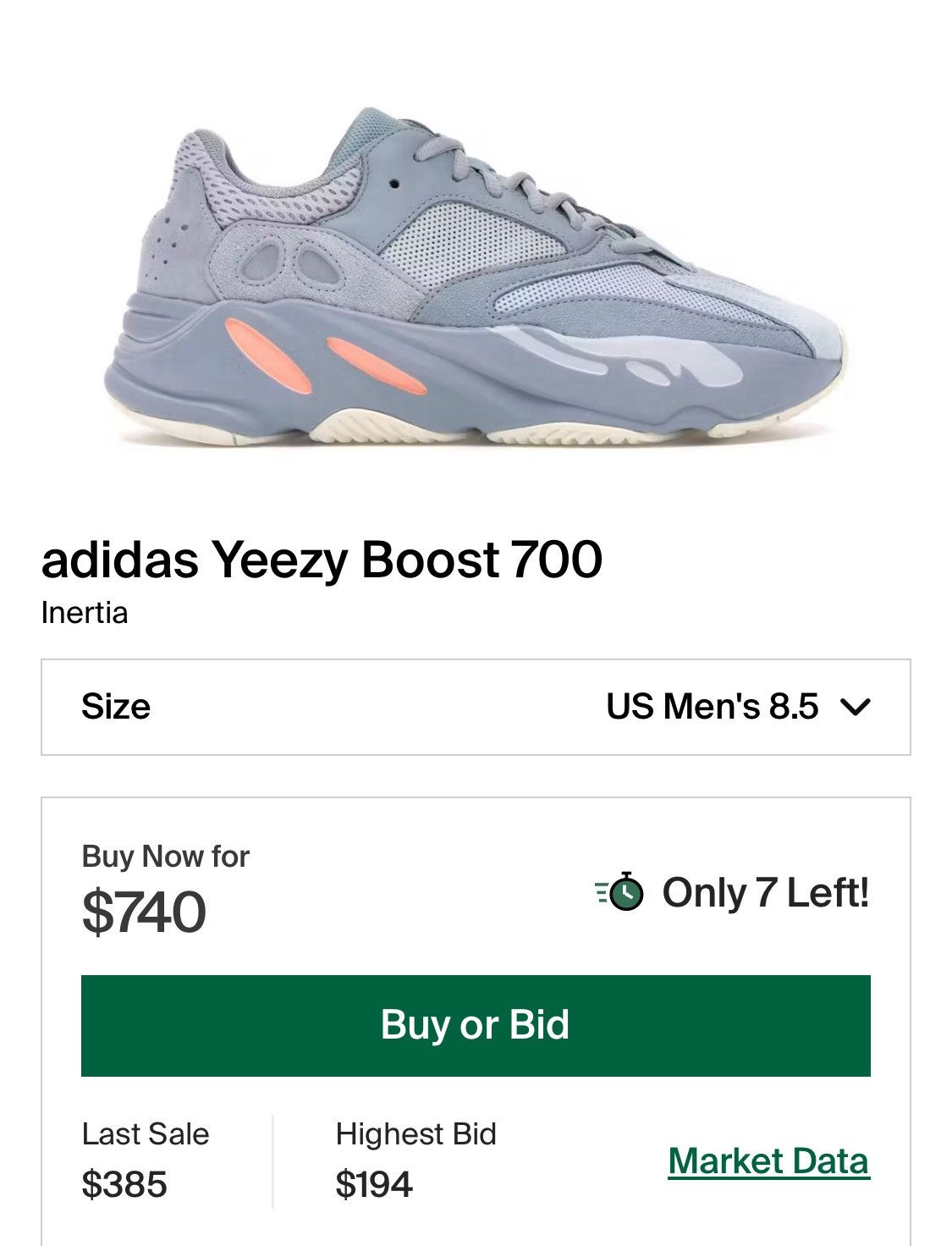 Yeezy Yeezy 700 Size US 8.5 / EU 41-42 - 9 Thumbnail