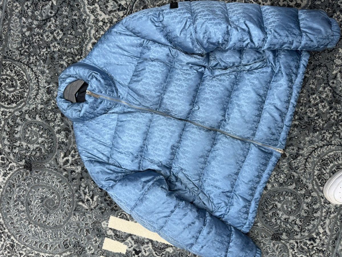 Dior Dior oblique puffer jacket blue Size US XXL / EU 58 / 5 - 3 Thumbnail