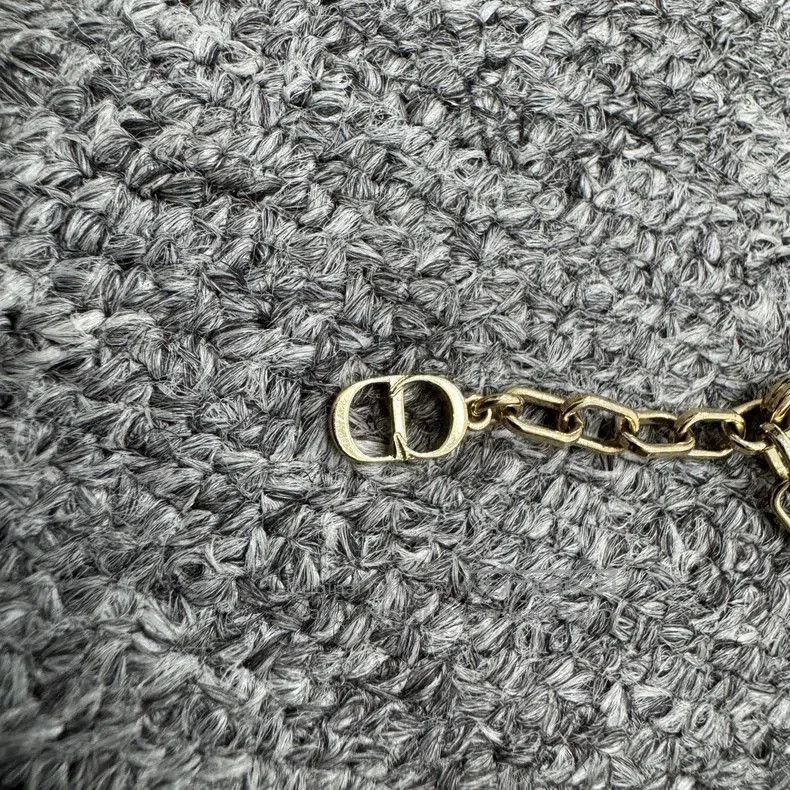 Dior Dior CD Logo Gold Chain Necklace. Size ONE SIZE - 3 Thumbnail