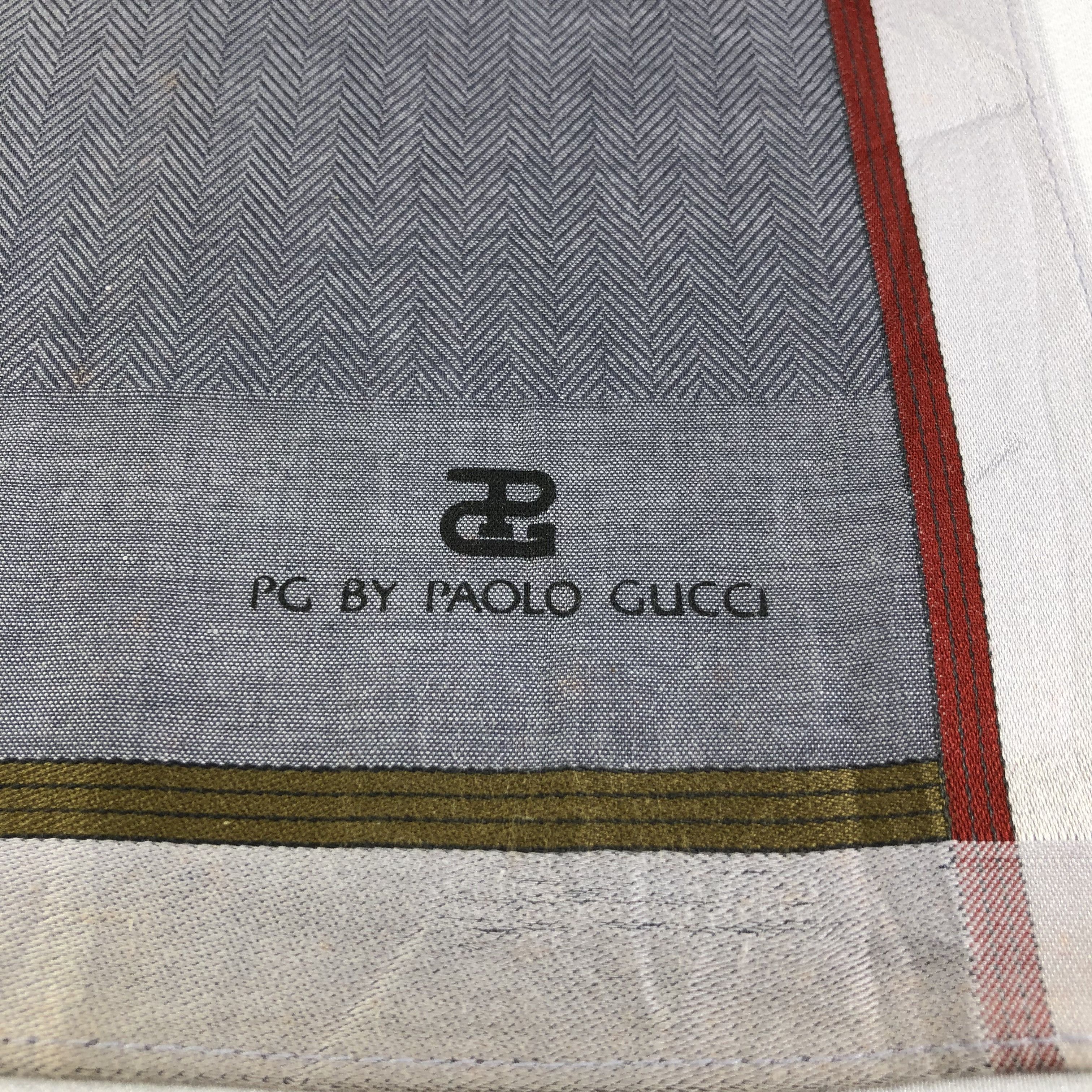 Paolo Gucci Paolo Gucci Handkerchief Neckerchief Bandana H1695 Size ONE SIZE - 4 Thumbnail
