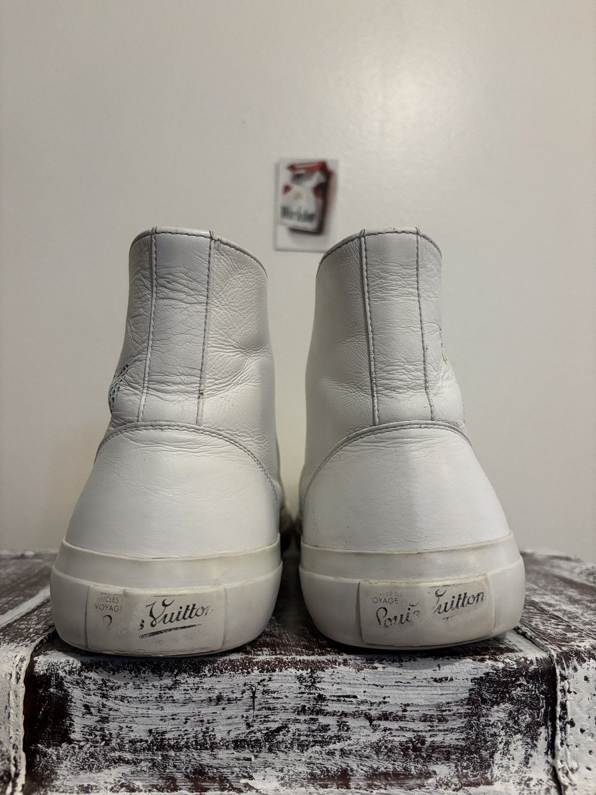 Louis Vuitton Louis Vuitton LV Tattoo White Rainbow Leather Sneaker Size US 9.5 / EU 42-43 - 6 Thumbnail