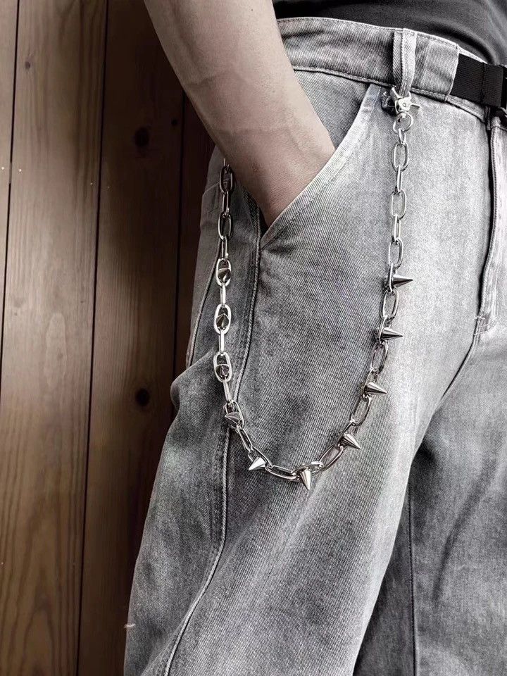 Jewelry Punk Spike Pants Chain Size ONE SIZE - 1 Thumbnail