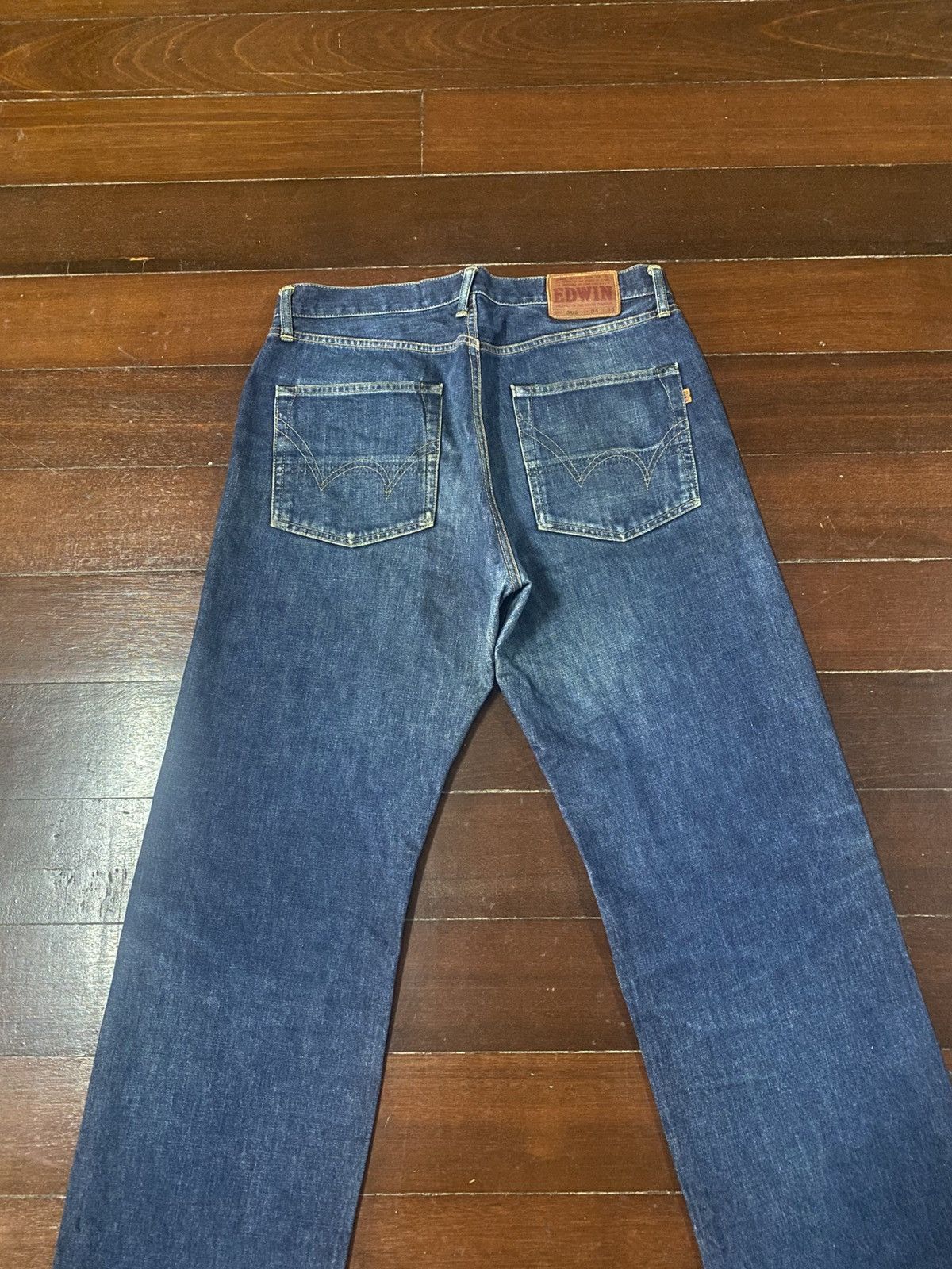 Edwin Vintage 90s Edwin 505 Selvedge Straight Jeans wide leg Size US 36 / EU 52 - 11 Thumbnail