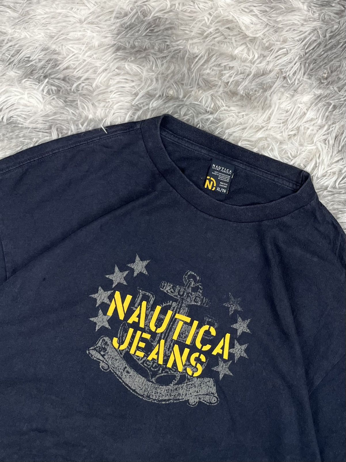 Nautica Vintage 90s Nautica T-shirt Size US XL / EU 56 / 4 - 3 Thumbnail