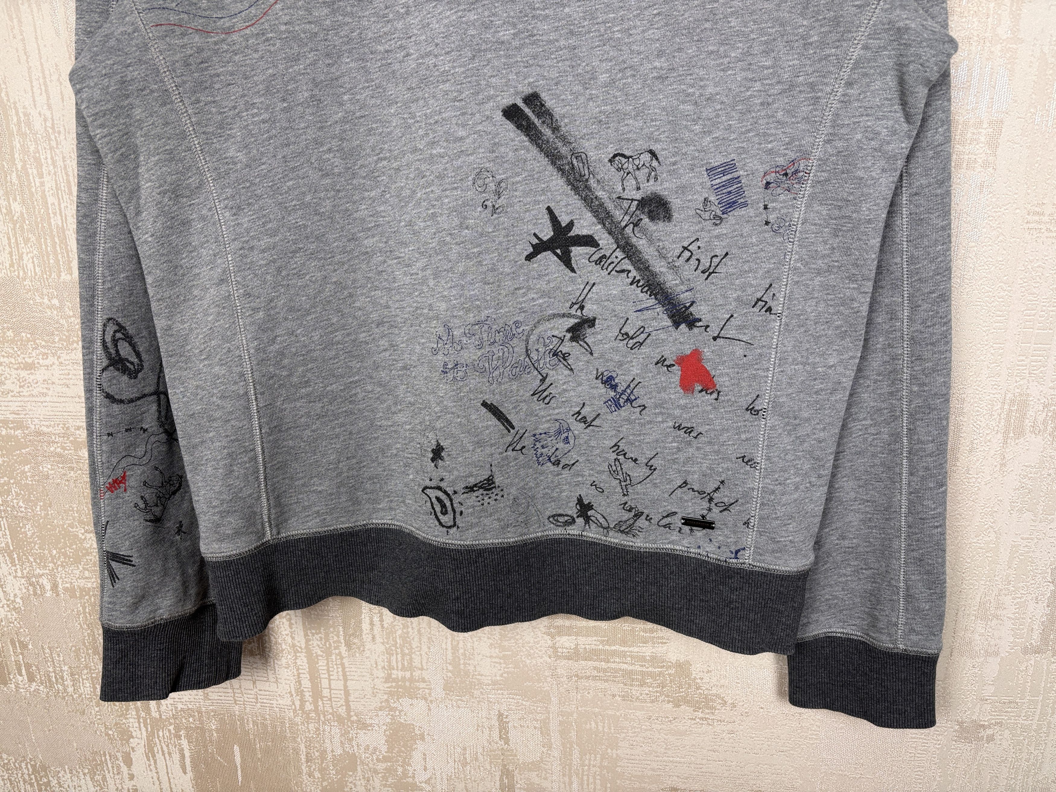 Hugo Boss Hugo Boss Orange Wheel Style Sweatshirt Scribble Print Size US M / EU 48-50 / 2 - 4 Thumbnail