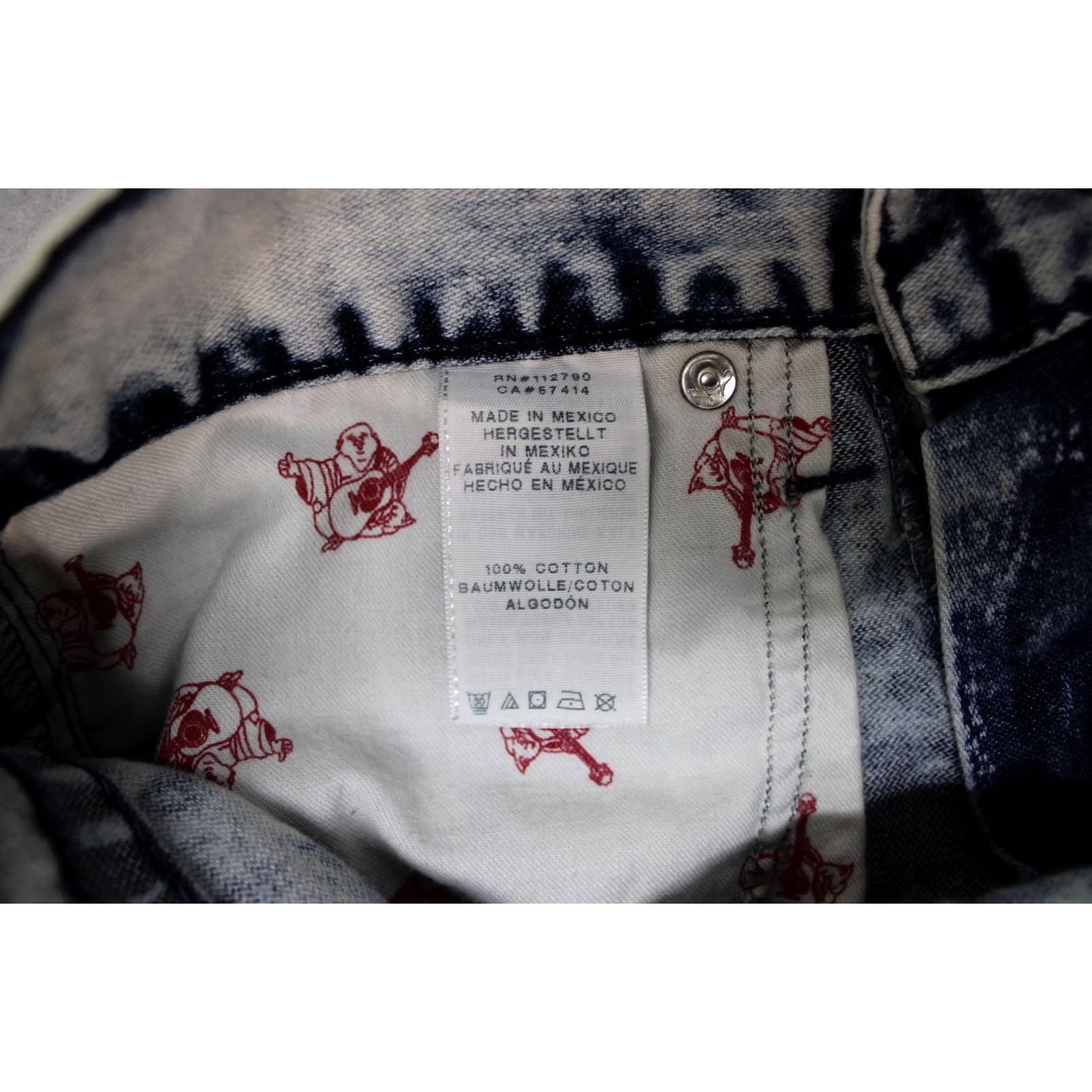 True Religion True Religion Jeans Mens 30 Skinny Light Wash Distressed Denim Pants Size US 30 / EU 46 - 5 Thumbnail