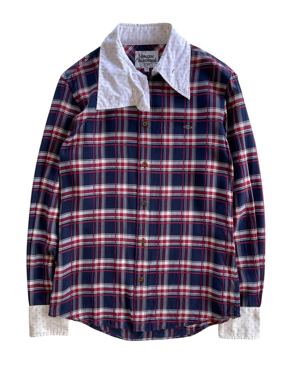 Vivienne Westwood Vivienne Westwood MAN Checked Shirt Size US S / EU 44-46 / 1 - 2 Thumbnail