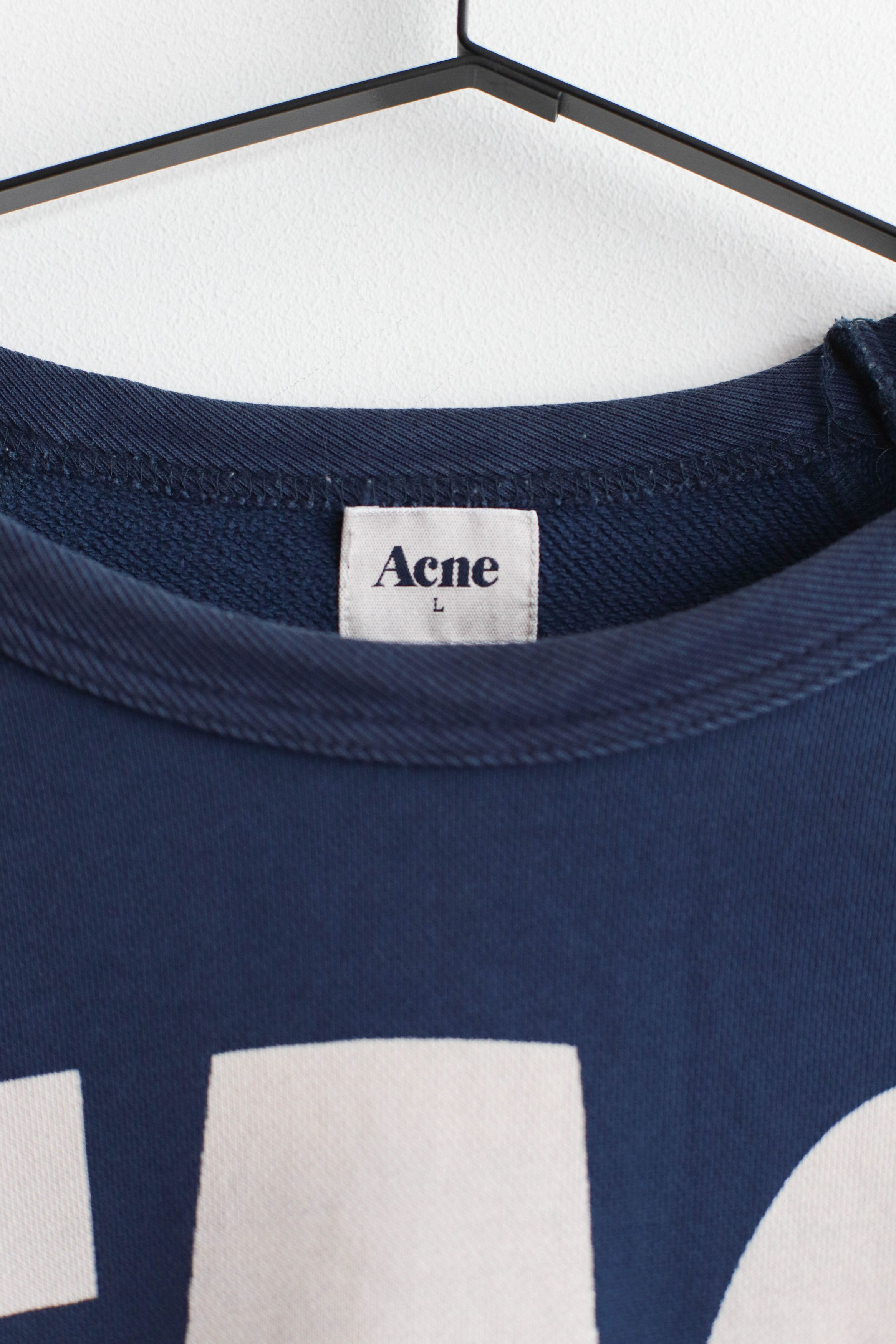 Acne Studios Acne Studios PEACE College AW12 Big Logo Sweatshirt Size L / US 10 / IT 46 - 6 Thumbnail