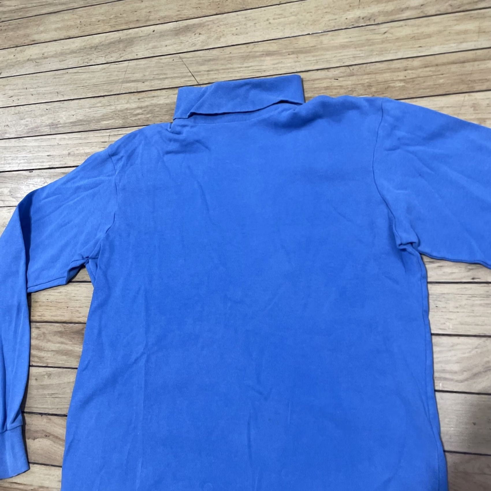 Vintage VINTAGE Duofold Thermal Turtleneck Sweater Women M Long Sleeve Blue Soft 90s Casual Activewear Mens Womens Boys Girls Size M / US 6-8 / IT 42-44 - 4 Thumbnail