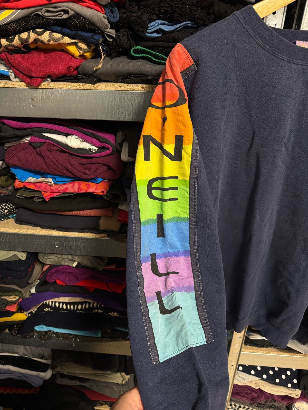 O'Neill Vintage 90s O’Neill Snw Surf Logo Sweatshirt Pullover Size L Size US L / EU 52-54 / 3 - 3 Thumbnail