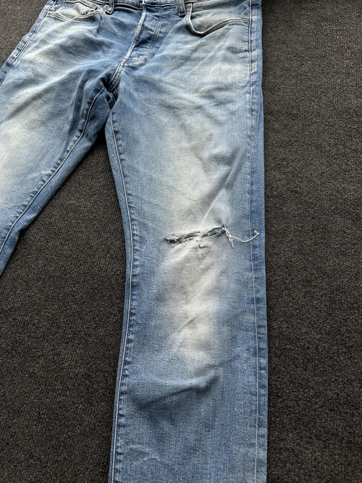 G-Star 🚨 PUNK G STAR RAW 3301 BLUE MEN DENIM JEANS Size US 32 / EU 48 - 5 Thumbnail