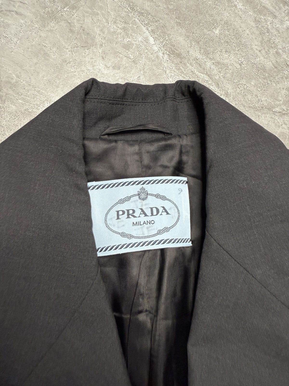 Prada Prada By Raf Simons S/S 21 Peak Lapel Blazer Size M / US 6-8 / IT 42-44 - 4 Thumbnail