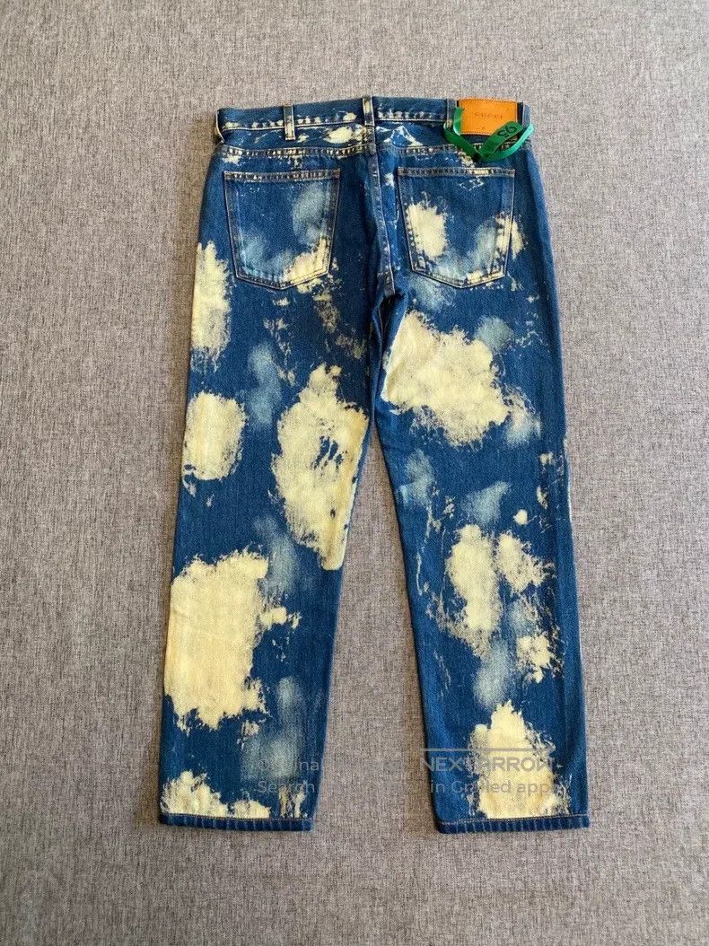 Gucci Gucci Tie-dyed printed rivet jeans Size US 32 / EU 48 - 2 Thumbnail