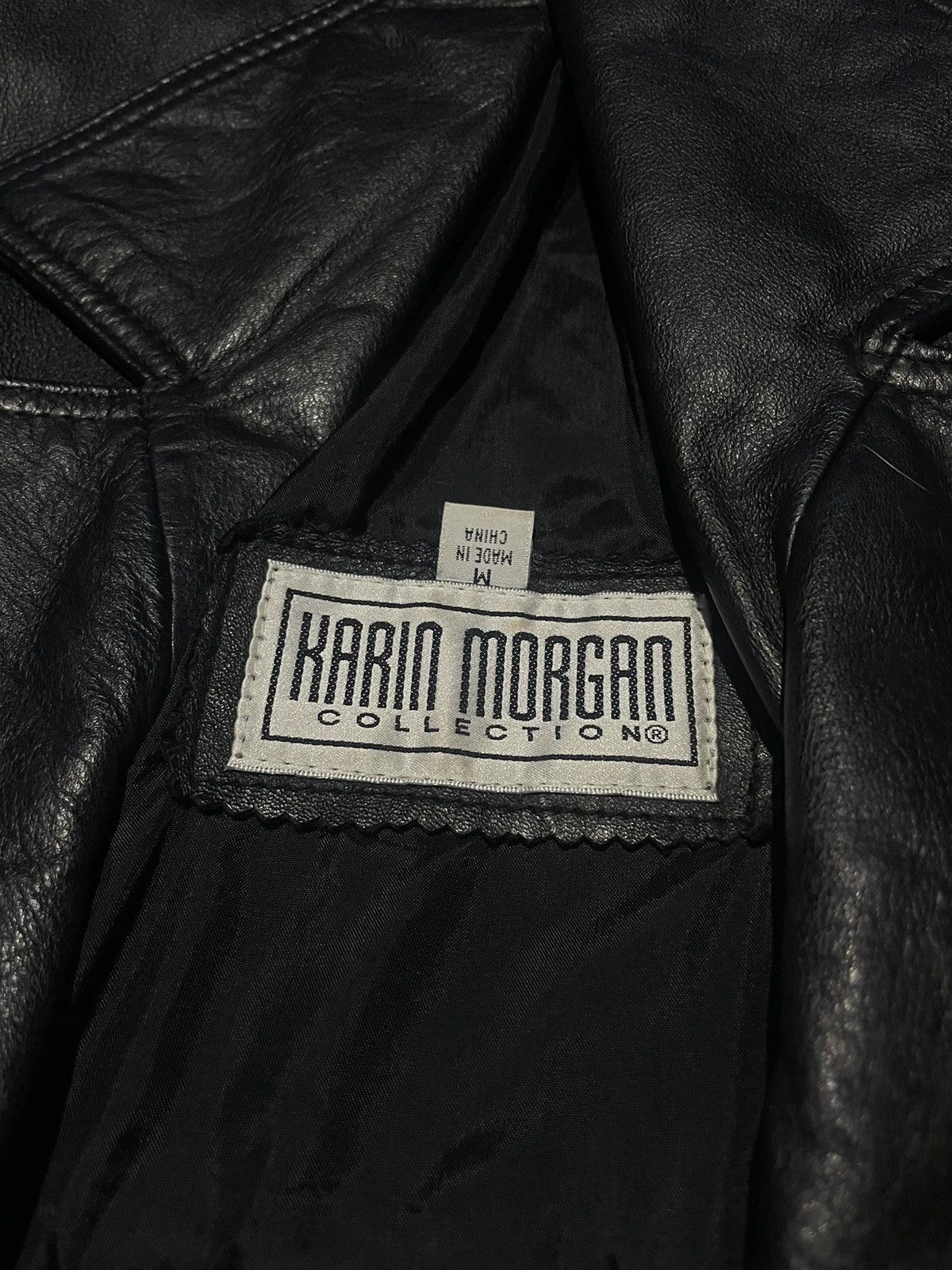 Other Vintage karin morgan leather jacket Size M / US 6-8 / IT 42-44 - 6 Thumbnail