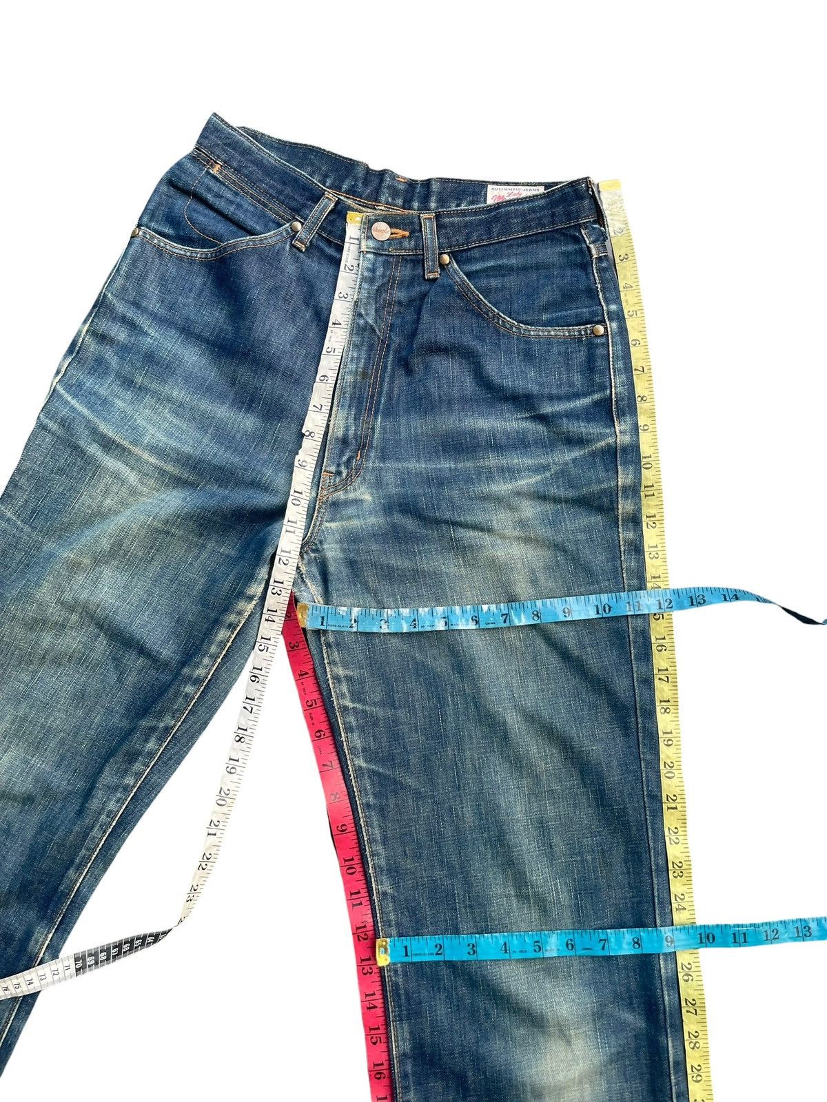 Wrangler Vintage Flare Lady Wrangler Blue Bell Size 29" - 15 Thumbnail