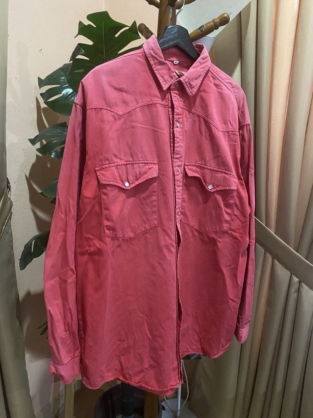 Pineapple Connection Vintage PINEAPPLE Western-Style Red Cotton Shirt XL Size US XL / EU 56 / 4 - 3 Thumbnail
