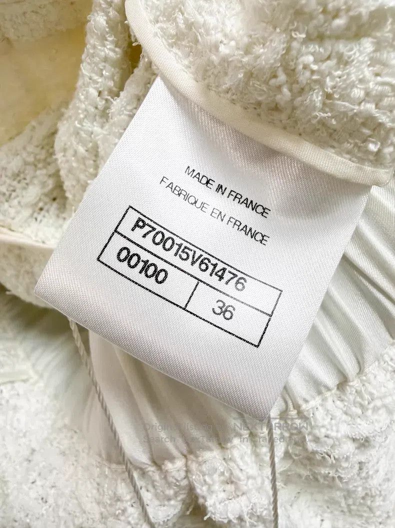 Chanel Chanel Tweed diamond buckle streamer dress jacket Size XS / US 0-2 / IT 36-38 - 6 Thumbnail