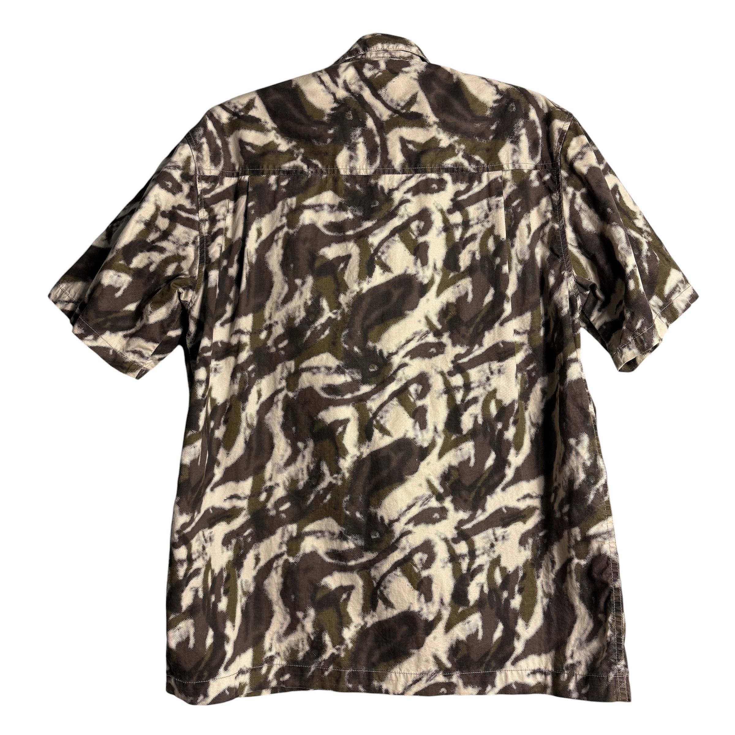 Stussy 🔥RARE🔥Vintage Stussy Camouflage S/Sleeve Button Up Shirt Size US L / EU 52-54 / 3 - 5 Thumbnail