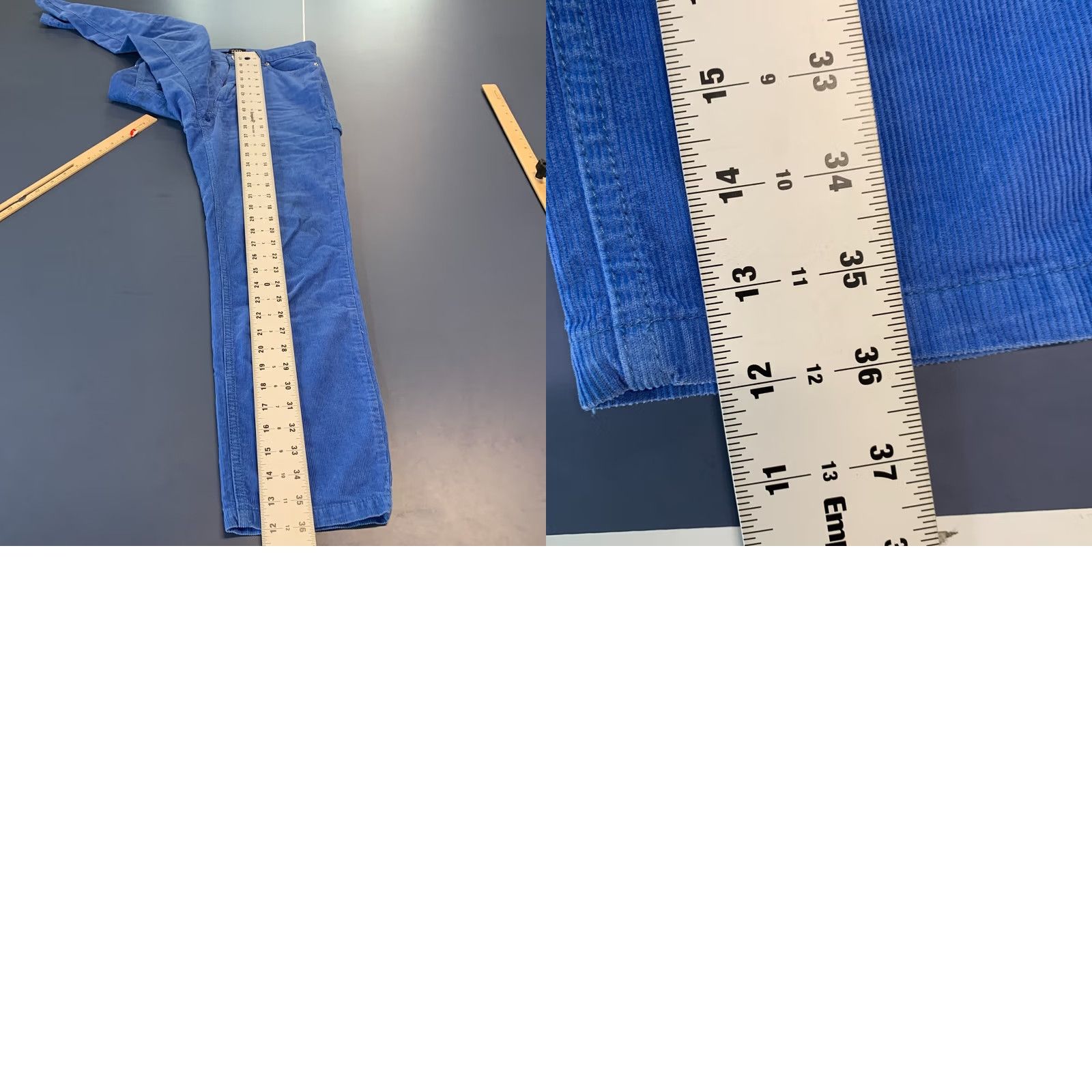 Bdg BDG Corduroy Slim Straight Pants Blue Women's 25 26x26.5 Size 42" / US 20 - 10 Thumbnail