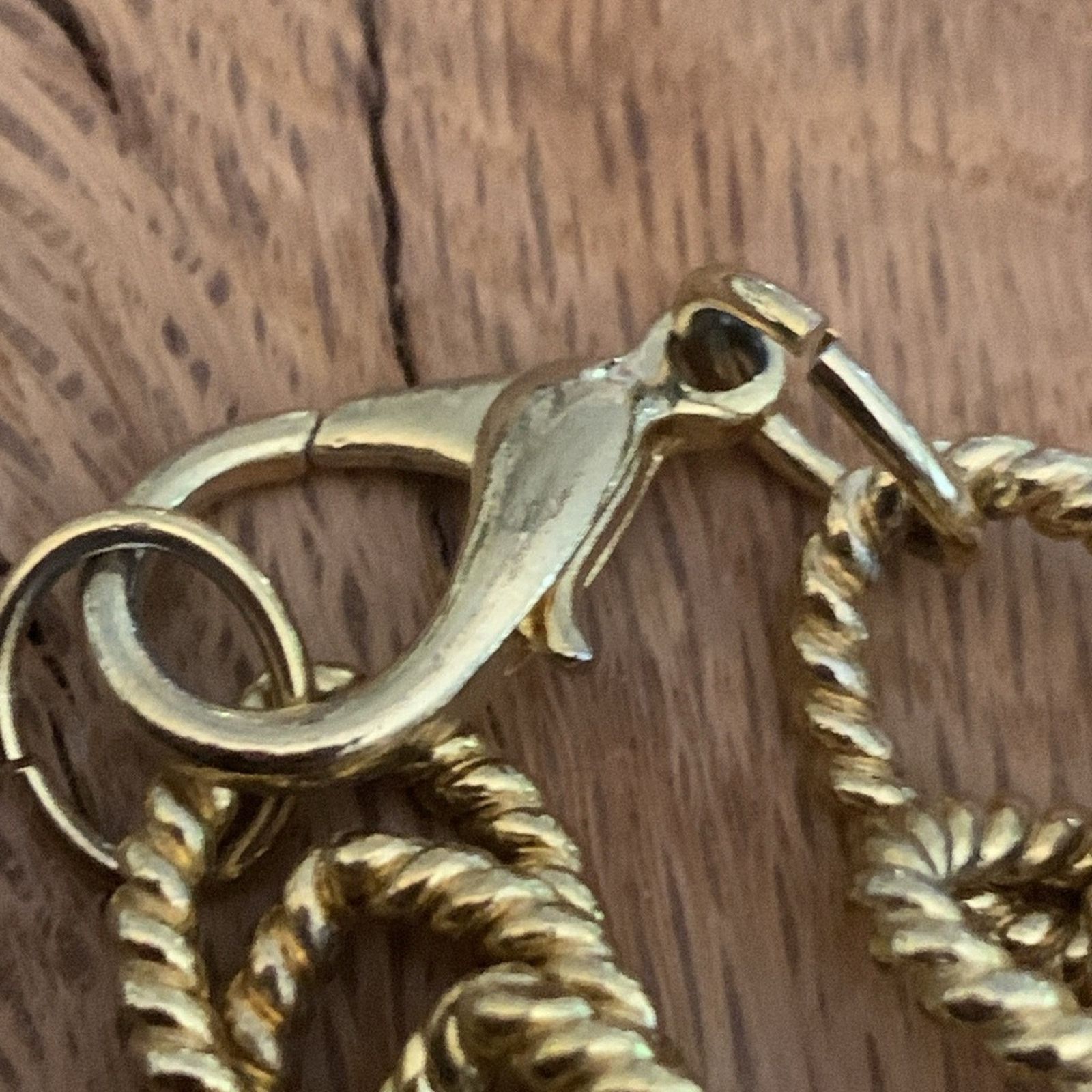 Vintage Chunky heavy braided rope links golden necklace Size ONE SIZE - 5 Thumbnail
