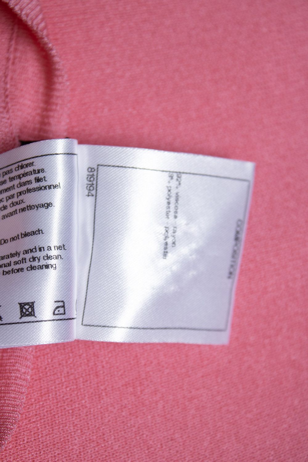 Chanel Chanel, knitted barbie pink asymmetric top Size S / US 4 / IT 40 - 7 Thumbnail