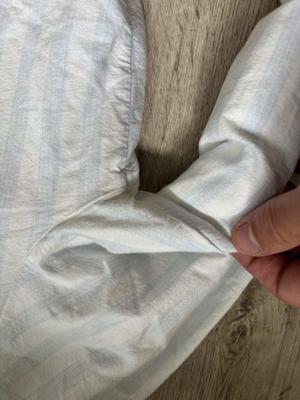Our Legacy Our Legacy Men’s Shirt Size 46 Blue White Stripe Cotton Size US S / EU 44-46 / 1 - 9 Thumbnail