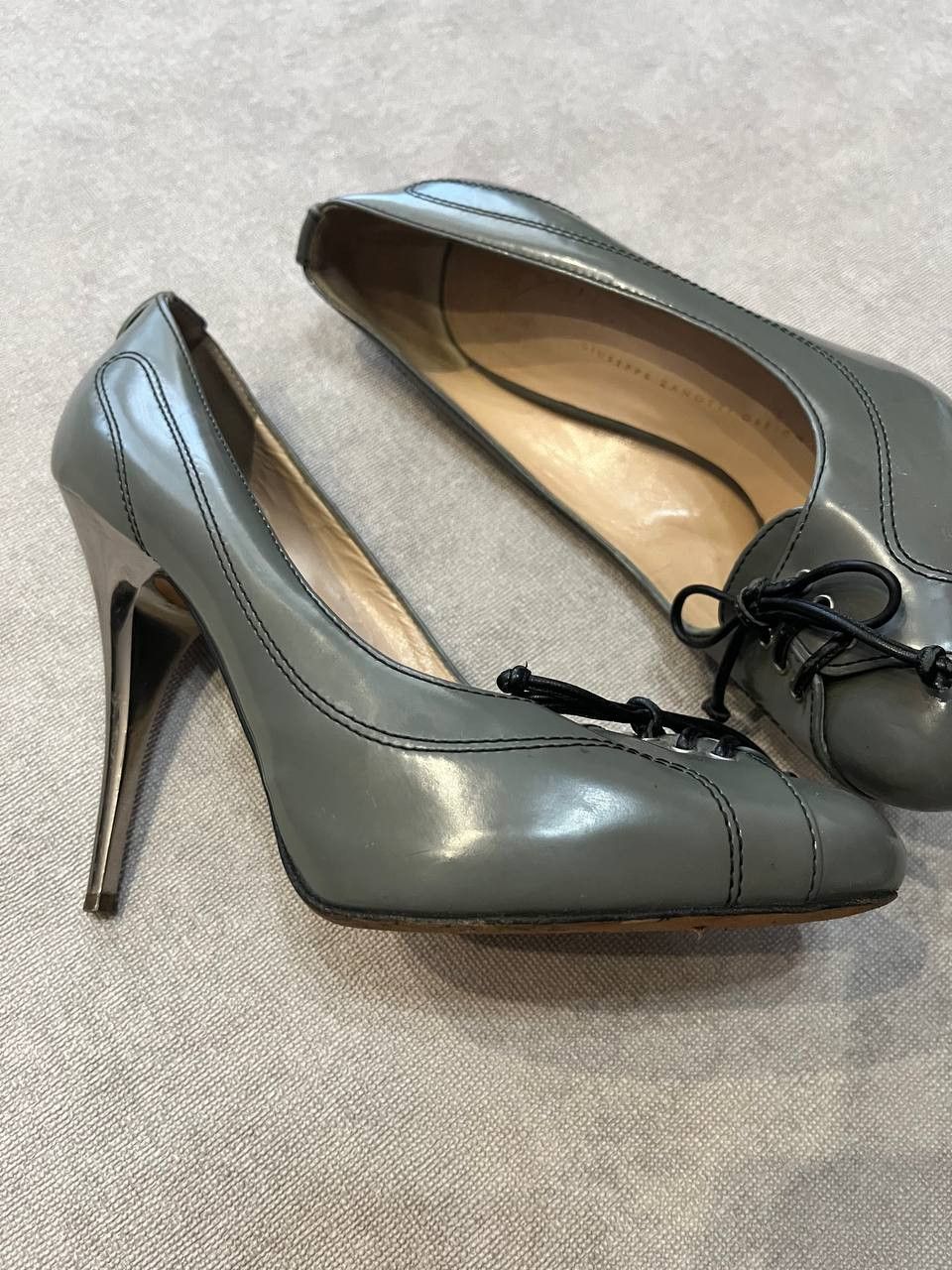 Giuseppe Zanotti Giuseppe Zanotti Open Women`s Rare Pumps Heels Gray 39 US 9 Size US 9 / IT 39 - 3 Thumbnail