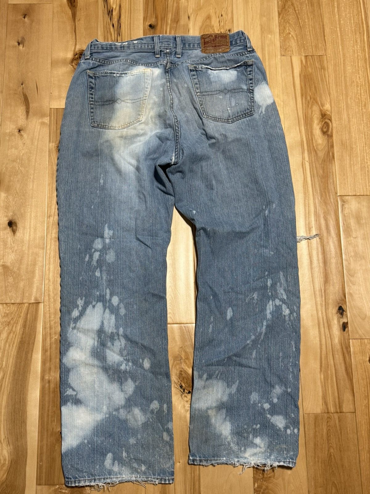Lucky Brand Lucky Brand Baggy Ripped Denim Size US 36 / EU 52 - 1 Thumbnail