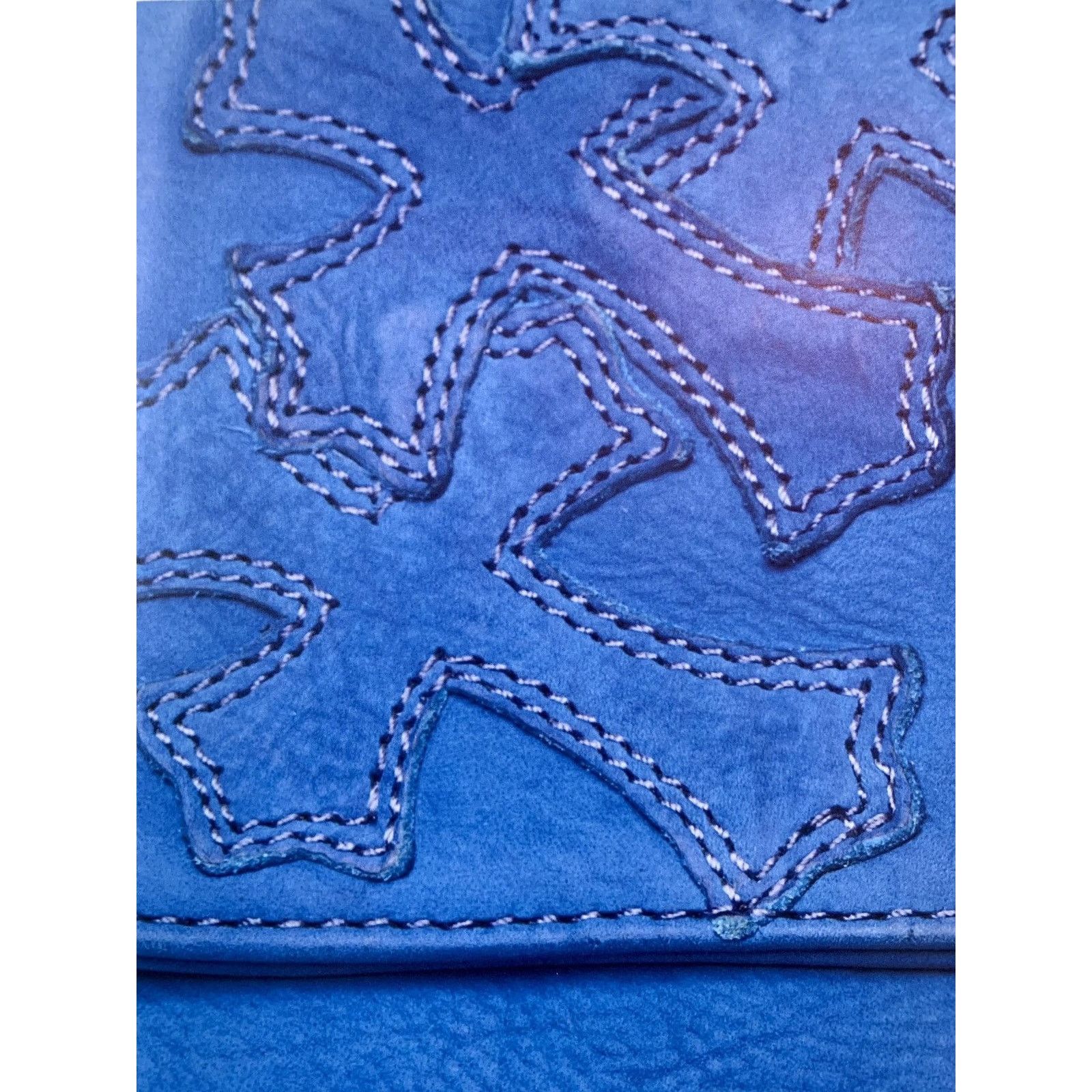 Chrome Hearts × Vintage Chrome Hearts blue cross 9x11 Framed poster Size ONE SIZE - 2 Thumbnail