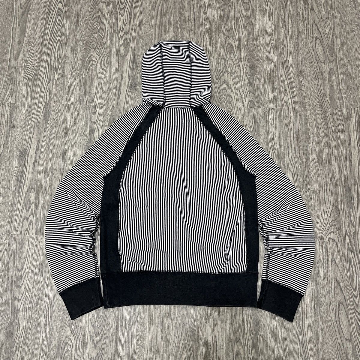 Engineered Garments RARE Reglan Hoodie Stripe Engineered Garments Size US S / EU 44-46 / 1 - 7 Thumbnail
