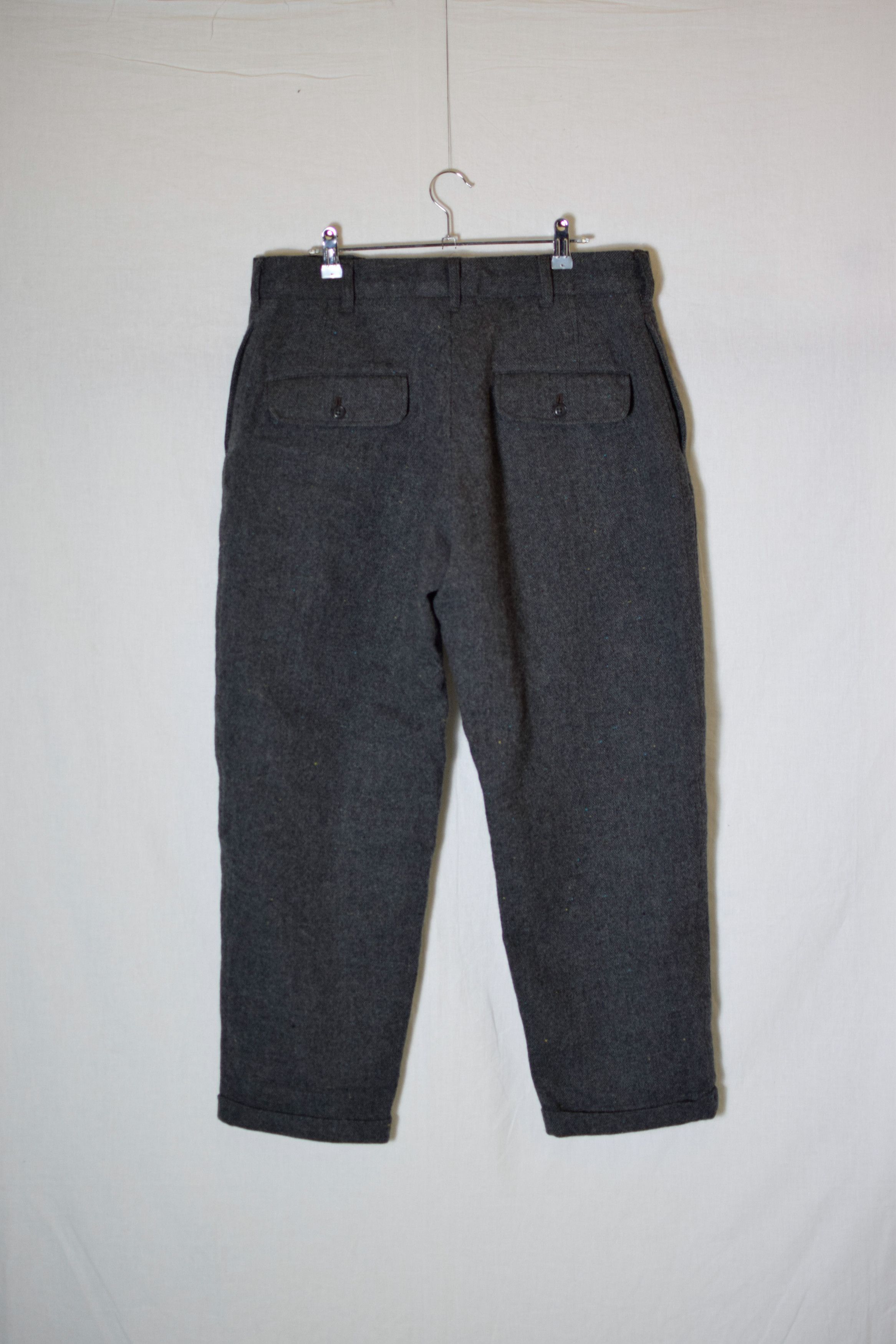 Yohji Yamamoto YYPH AW11 Wool Herringbone Pants - HP-P35-102 Size US 32 / EU 48 - 3 Thumbnail