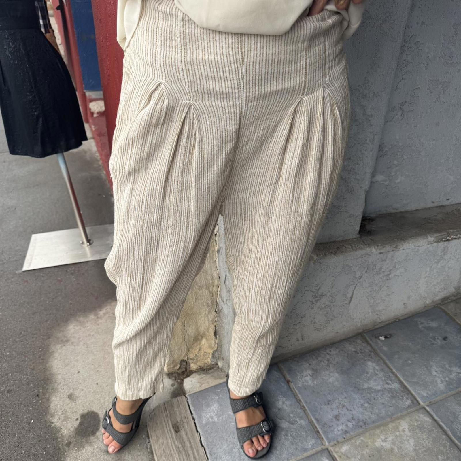 Free People Free People “See You Again” Smocked Pants Pleated Waist Size 28" / US 6 / IT 42 - 5 Thumbnail