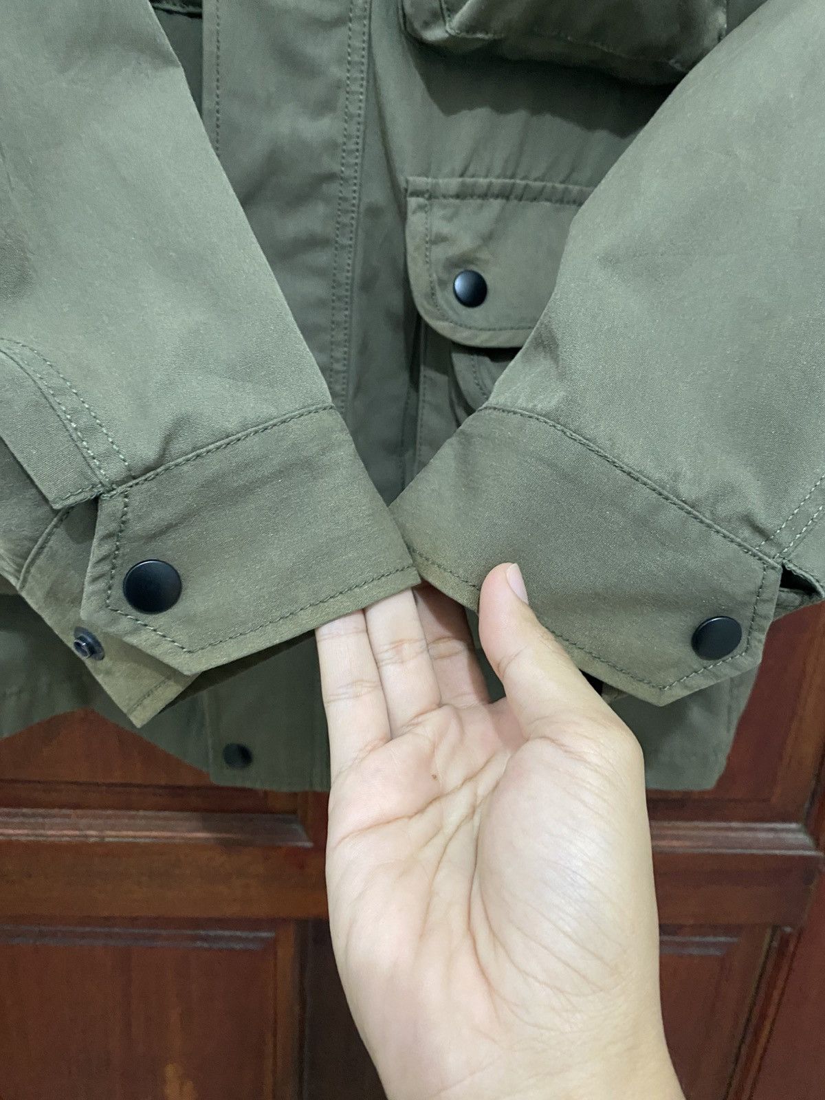 Beams Plus × Japanese Brand × L.L. Bean Rare Design Beams Multi Pocket 14 Blouson Jacket Olive Green Size US S / EU 44-46 / 1 - 6 Thumbnail