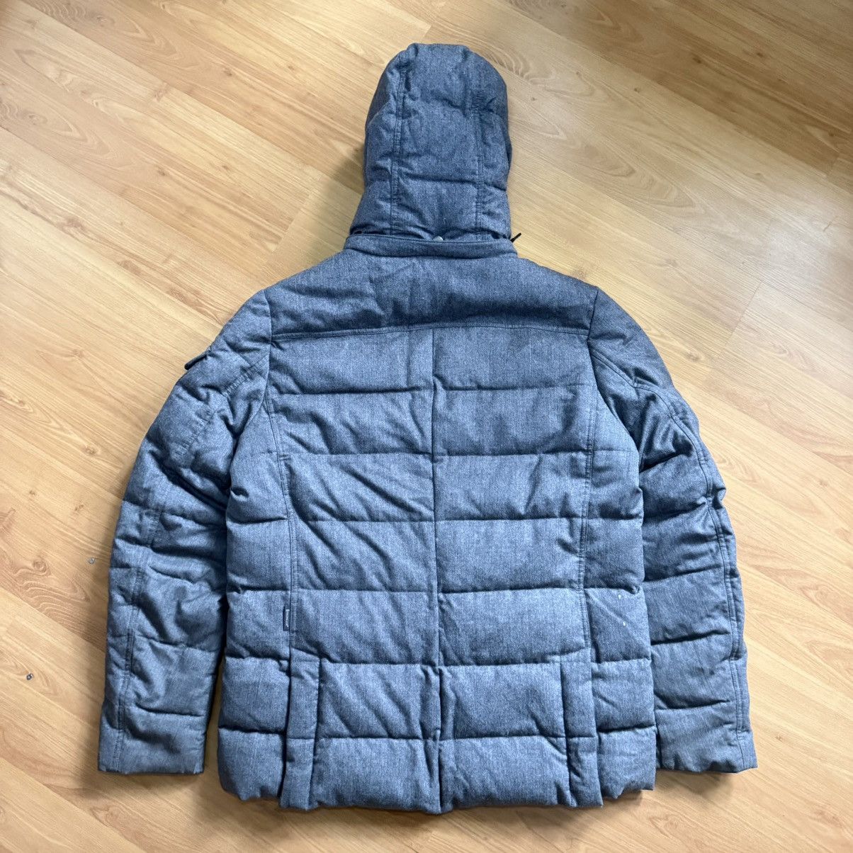 Moncler Moncler Aymon Giubbotto Hooded WOOL Down Puffer Jacket Parka Size US XXL / EU 58 / 5 - 5 Thumbnail