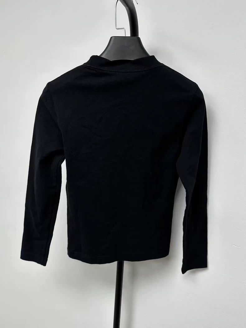 Balenciaga Balenciaga Monogrammed Solid Long Sleeve Tee Size US S / EU 44-46 / 1 - 2 Thumbnail
