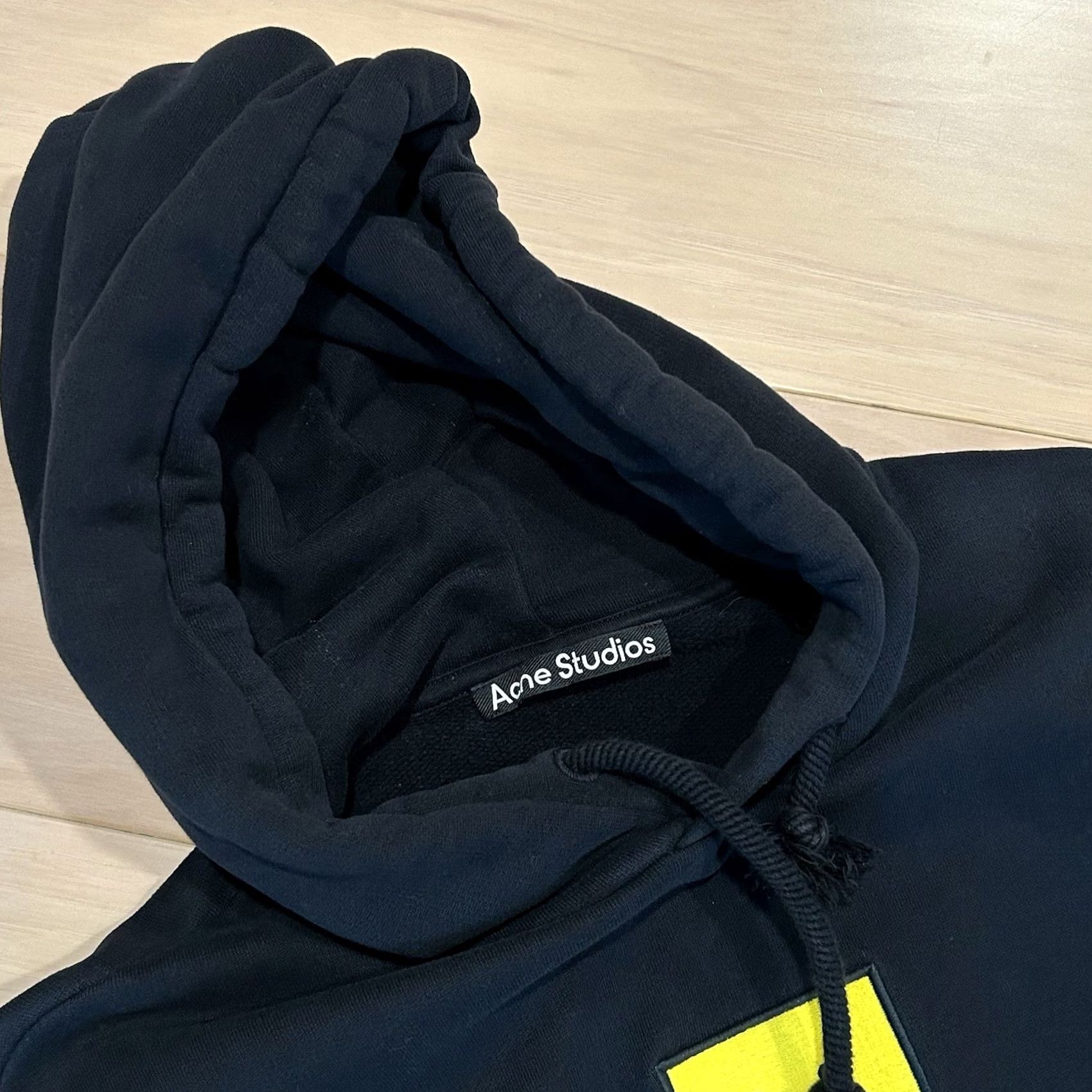 Acne Studios ACNE Studios Fennis Evil Face Black Hoodie Men XS Pullover Hooded Pocket Logo Embroidered Fleece Size US XS / EU 42 / 0 - 3 Thumbnail